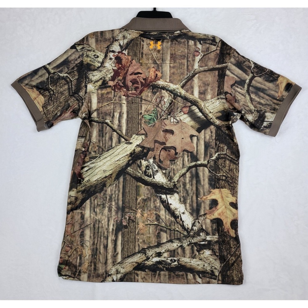 Under Armour Polo Mens Small Break Up Infinity Performance Hunting Camo EC - Picture 5 of 11
